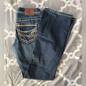 Maurices Dark Blue Flare Jeans